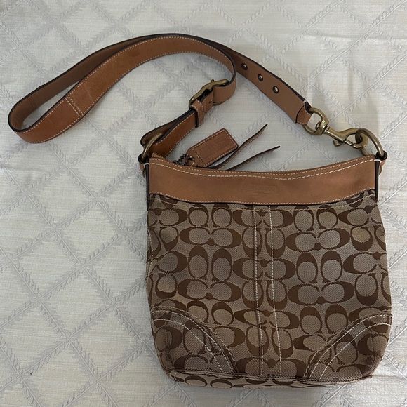 Coach Signature C’s Crossbody Bag - Picture 1 of 9